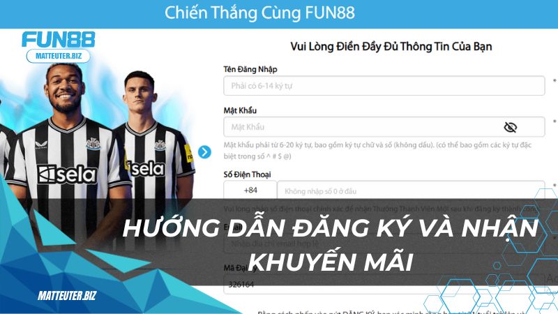 Hướng dẫn đăng ký và nhận khuyến mãi